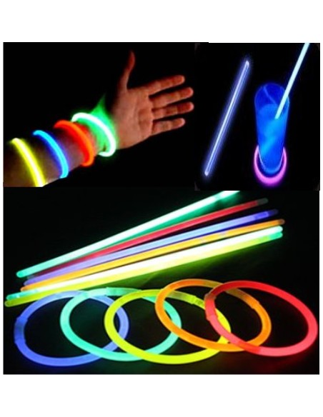 100 PULSEIRAS LUMINOSAS PARA FESTAS | Virtualvantagem | VRT.009.00005