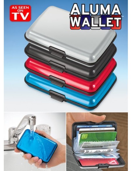 CARTEIRA ALUMINIO  ALUMA WALLET  RESISTE A TUDO | Virtualvantagem | VRT.006.00001