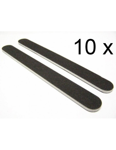 10 LIMAS PRETAS 100/180  PARA UNHAS | Virtualvantagem | VRT.003.00048