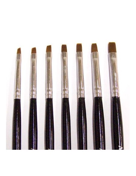 CONJUNTO DE 7 PINCEIS PARA UNHAS DIVERSOS TAMANHOS | Virtualvantagem | VRT.003.00023