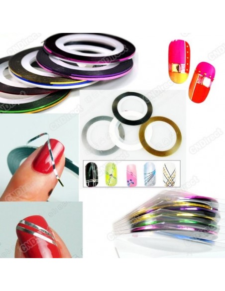 10 x ROLOS DE FITA DECORATIVA EM DIVERSAS CORES | Virtualvantagem |