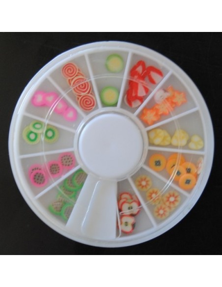 RODA  DE DECORAÇÕES FRUTAS 12 DIFERENTES | Virtualvantagem |