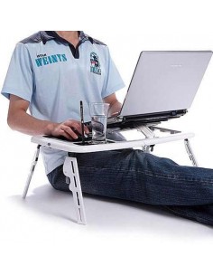 MESA PARA PORTATIL COM VENTILADOR DUPLO | Virtualvantagem | VRT.008.00015