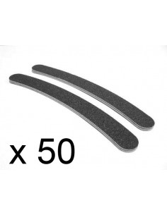 50 LIMAS PRETAS 100/180  CURVAS PARA UNHAS | Virtualvantagem | VRT.003.00047