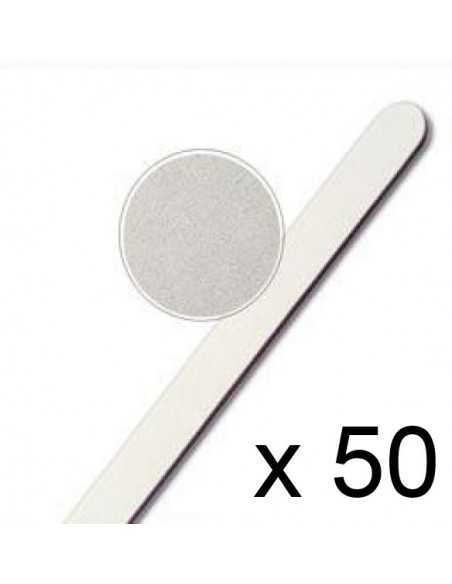 50 LIMAS BRANCAS 100/180  PARA UNHAS | Virtualvantagem | VRT.003.00048
