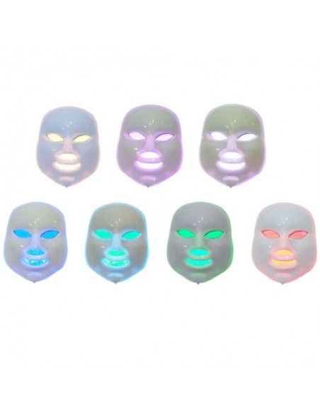 MASCARA DE FOTOTERAPIA DE LEDS 7 CORES | Virtualvantagem | VRT.002.00114