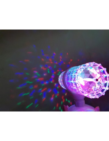 LAMPADA  ROTATIVA DUPLA DE LUZES PARA FESTAS | Virtualvantagem |