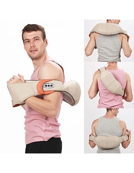 Massageador Shiatsu com Infravermelhos Termoterapia | Virtualvantagem | VRT.002.00040