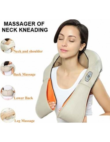 Massageador Shiatsu com Infravermelhos Termoterapia | Virtualvantagem | VRT.002.00040