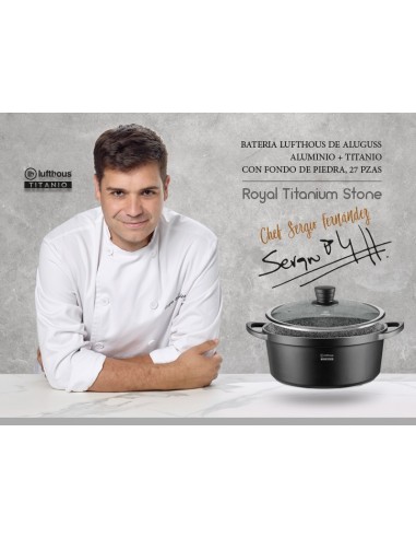 TREM COZINHA 27 PEÇAS ALUMINIO+TITANIO E FUNDO DE PEDRA | Virtualvantagem | VRT.007.00014