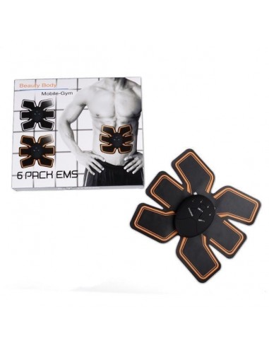SIX PACK ELECTROESTIMULADOR PARA ABDOMEN | Virtualvantagem | VRT.004.00025