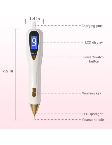 CANETA JATO DE PLASMA MOLE FRECKLE PEN | Virtualvantagem | VRT.002.00019
