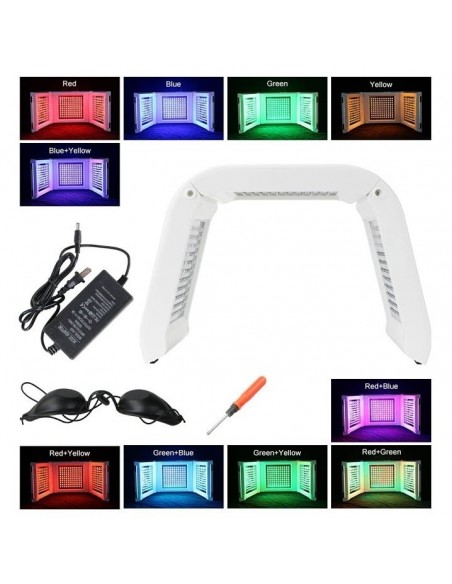 APARELHO DE FOTOTERAPIA DE LEDS 10 CORES | Virtualvantagem | VRT.001.00019