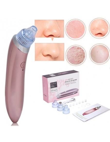 LIMPADOR FACIAL ELETRICO PONTOS NEGROS VÁCUUM | Virtualvantagem | VRT.002.00082