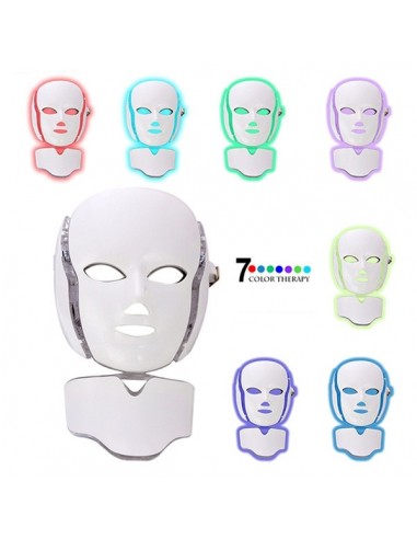 MASCARA DE LEDS ROSTO E PESCOÇO FOTOTERAPIA | Virtualvantagem | VRT.002.00007