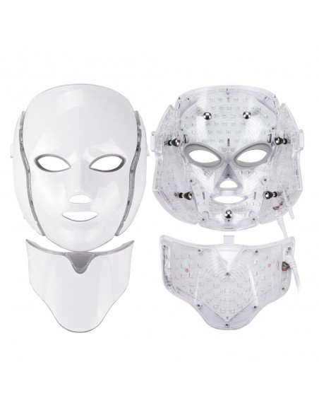 MASCARA DE LEDS ROSTO E PESCOÇO FOTOTERAPIA | Virtualvantagem | VRT.002.00007