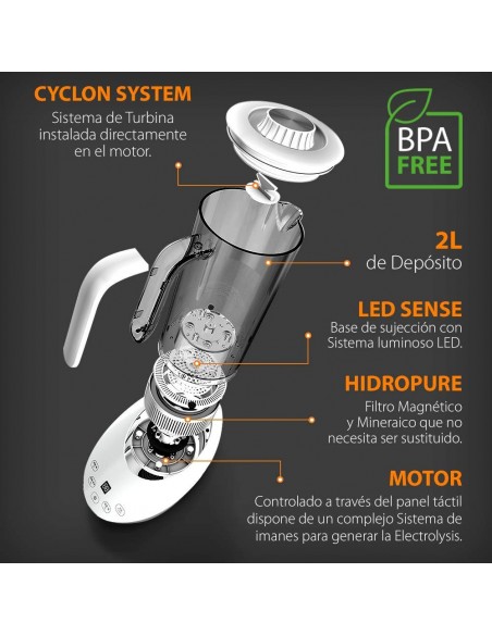 JARRO HIDROGENADOR DE ÁGUA 2 LITROS | MAQUINAS DE OZONO | Plural Lojas