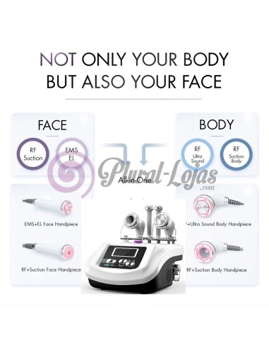 MAQUINA S SHAPE CAVITAÇÃO + RADIOFREQUENCIA | Virtualvantagem | VRT.001.00028