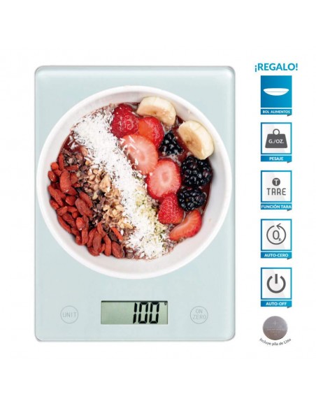 BALANÇA  DIGITAL DE COZINHA COM TIGELA | Virtualvantagem | VRT.007.00130