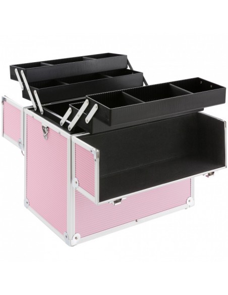 KIT UNHAS DE GEL BRANCO + MALA ROSA + BROCA | Virtualvantagem |