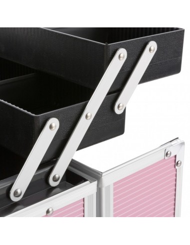 KIT UNHAS DE GEL BRANCO + MALA ROSA + BROCA | Virtualvantagem |