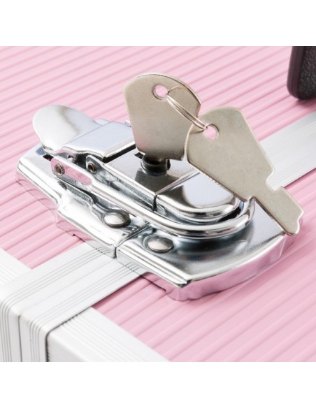 KIT UNHAS DE GEL BRANCO + MALA ROSA + BROCA | Virtualvantagem |