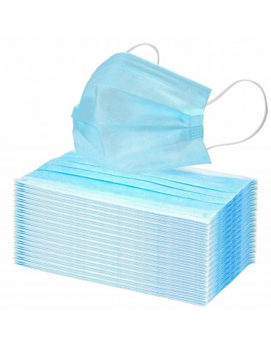50 x MASCARAS CIRÚRGICAS PROTEÇÃO TRÊS CAMADAS | Virtualvantagem | VRT.009.00010