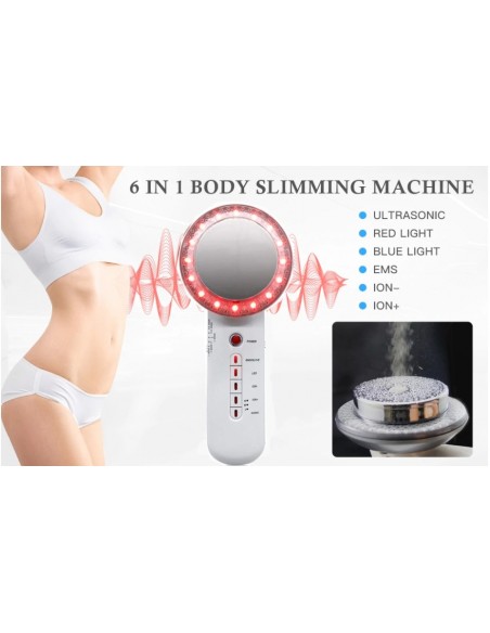 CAVITAÇÃO PORTÁTIL 6 EM 1 ULTRASONS | Virtualvantagem | VRT.002.00011