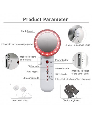 CAVITAÇÃO PORTÁTIL 6 EM 1 ULTRASONS | Virtualvantagem | VRT.002.00011