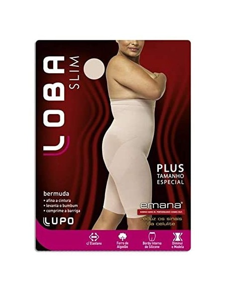 BERMUDA SLIM XXL EMANA ANTI CELULITE LUPO | Virtualvantagem | 5698