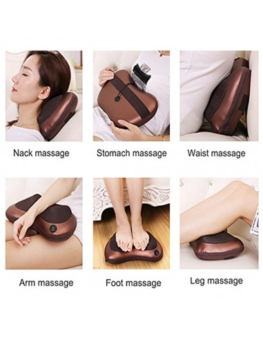 MASSAGEADOR SHIATSU PILLOW CARRO E CASA | Virtualvantagem | VRT.002.00094