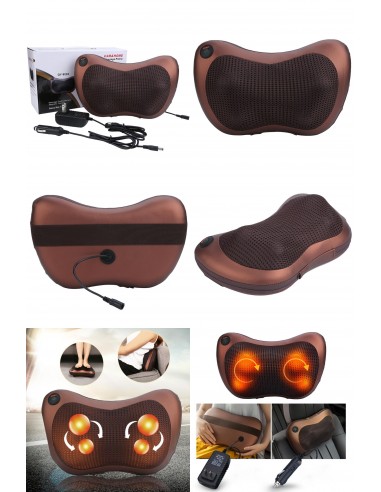 MASSAGEADOR SHIATSU PILLOW CARRO E CASA | Virtualvantagem | VRT.002.00094