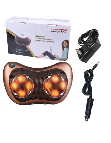 MASSAGEADOR SHIATSU PILLOW CARRO E CASA | Virtualvantagem | VRT.002.00094