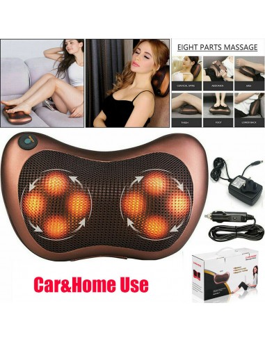 MASSAGEADOR SHIATSU PILLOW CARRO E CASA | Virtualvantagem | VRT.002.00094