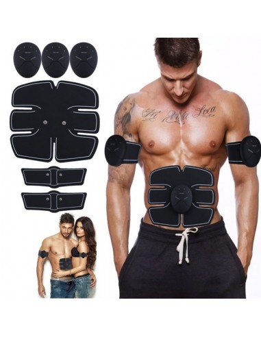 ELETROESTIMULADOR MUSCULAR SIX PACK E BRAÇOS | Virtualvantagem | VRT.004.00001
