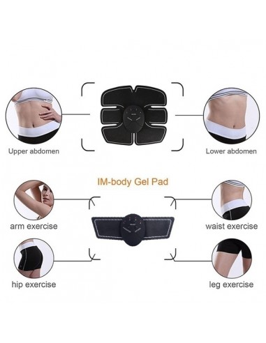 ELETROESTIMULADOR MUSCULAR SIX PACK E BRAÇOS | Virtualvantagem | VRT.004.00001