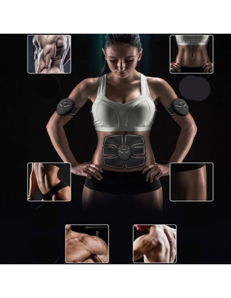 ELETROESTIMULADOR MUSCULAR SIX PACK E BRAÇOS | Virtualvantagem | VRT.004.00001