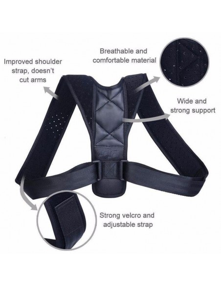 COLETE CORRETOR POSTURAL AJUSTAVEL | Virtualvantagem | VRT.006.00016