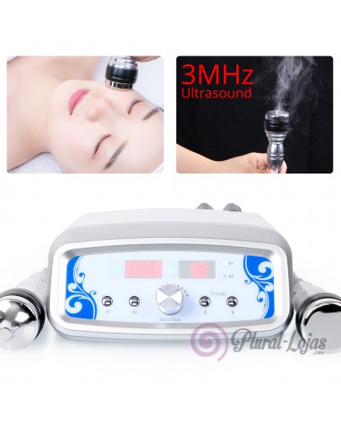 MÁQUINA ULTRASOM 3 MHZ PROFISSIONAL 2 EM 1 | Virtualvantagem | VRT.001.00044