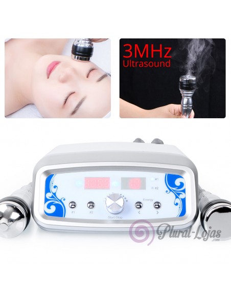 MÁQUINA ULTRASOM 3 MHZ PROFISSIONAL 2 EM 1 | Virtualvantagem | VRT.001.00044