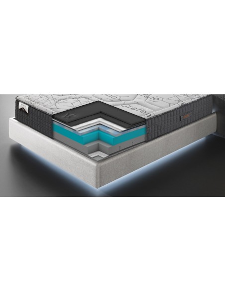 COLCHÃO MEMORY LUXE PREMIUM GRAFENO | Virtualvantagem | VRT.007.00134