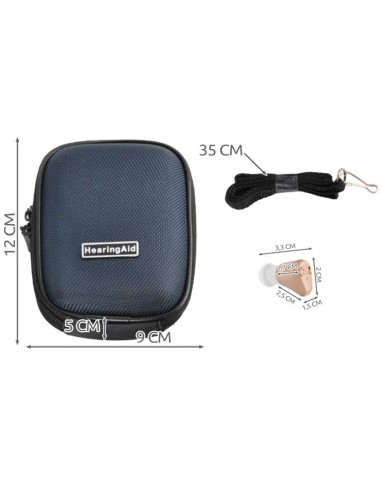 APARELHO AUDITIVO AMPLIFICADOR  SOM  A BATERIA | Virtualvantagem | VRT.002.00106