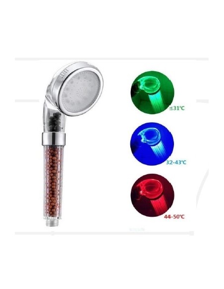 CHUVEIRO COM MINERAIS E LEDS | Virtualvantagem | VRT.007.00127