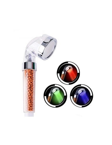 CHUVEIRO COM MINERAIS E LEDS | Virtualvantagem | VRT.007.00127