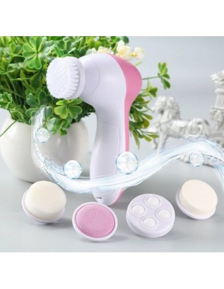 Massagador de Limpeza Facial + Esfoliador  5 em1 | Virtualvantagem | VRT.002.00031