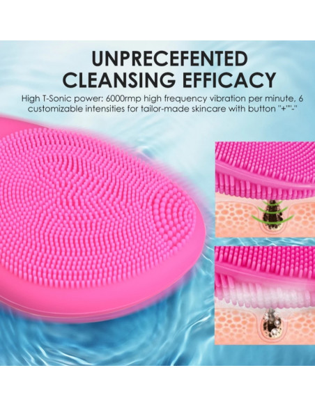 ESCOVA SÓNICA ELETRICA FACIAL | Virtualvantagem | VRT.002.00133