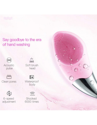 ESCOVA SÓNICA ELETRICA FACIAL | Virtualvantagem | VRT.002.00133