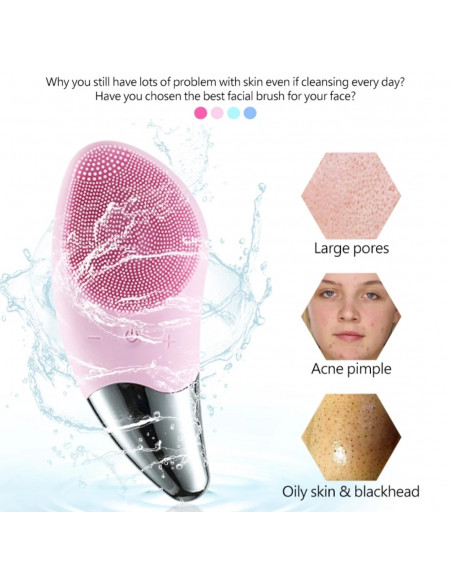 ESCOVA SÓNICA ELETRICA FACIAL | Virtualvantagem | VRT.002.00133