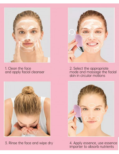 ESCOVA SÓNICA ELETRICA FACIAL | Virtualvantagem | VRT.002.00133