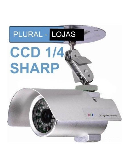 Camera CCD 35 Leds 1/4 SHARP  12 mm | Virtualvantagem |